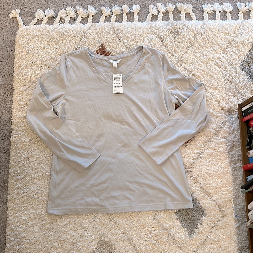 Charter club long sleeve v neck